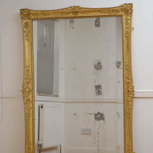 Large 19th Century Mirror H174cm