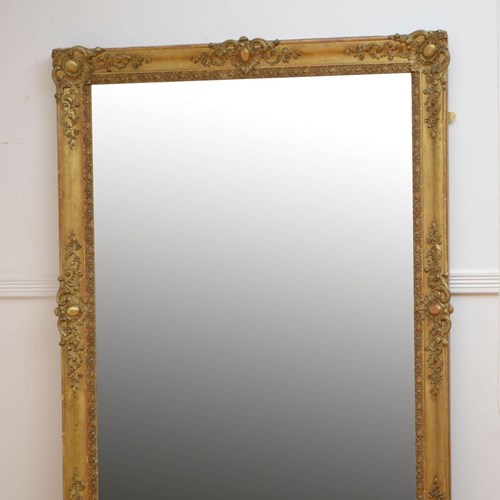 19Th Century French Giltwood Mirror H165cm