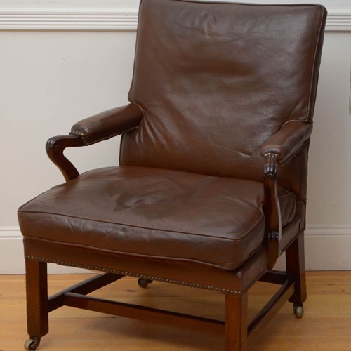 George III Library Chair Armchair