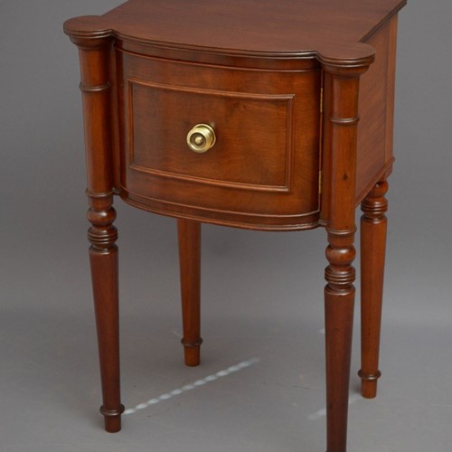Regency Mahogany Bedside Cabinet