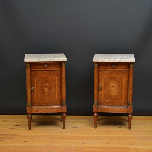Pair Of Turn Of The Century Bedside Cabinets