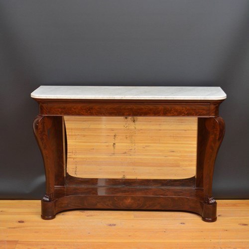 Louis Philippe Mahogany Console Table