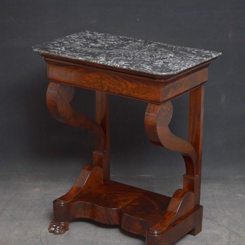 Louis Philippe Mahogany Console Table 