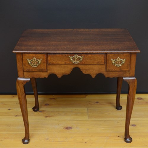 George II Oak Lowboy Table