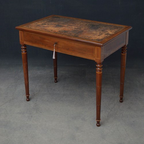 19Th Century Mahogany Writing Or Side Table