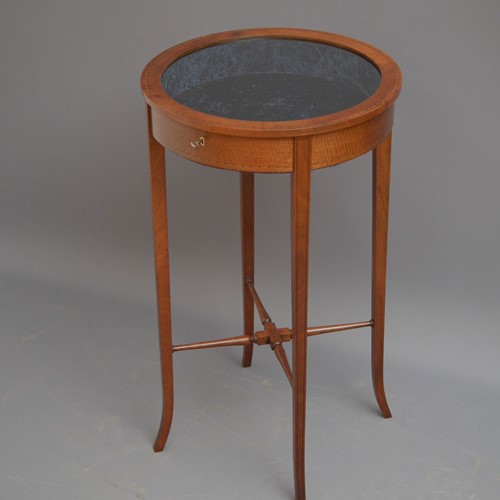 爱德华时代的红木展示桌