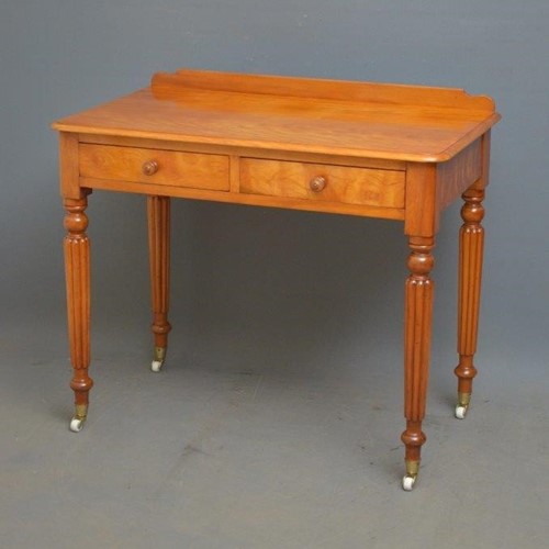 Victorian Satin Birch Writing Table