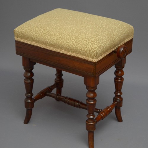 Superb Quality Victorian Stool in Rosewood