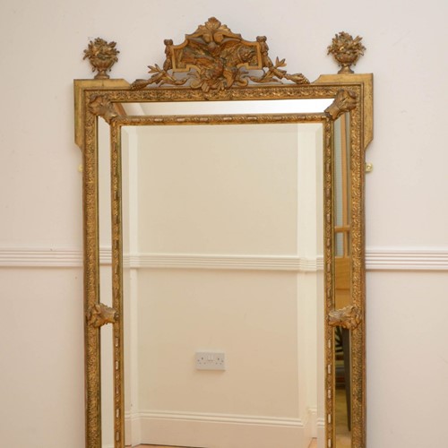 Fine 19th Century Gilded Wall Mirror