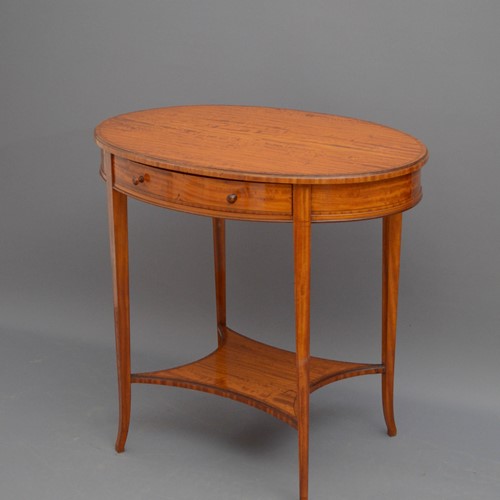 Late Victorian Satinwood Occasional Table