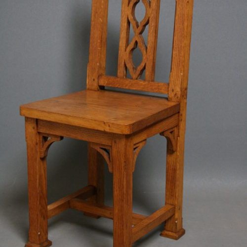Arts and Crafts Oak Child's Chair