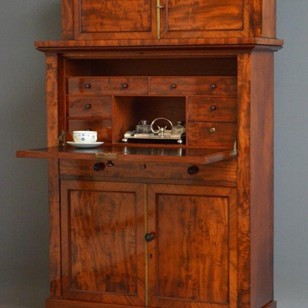 Magnificent William IV Mahogany Secretaire  