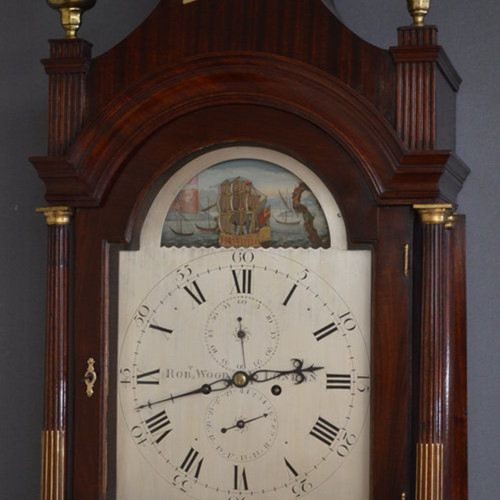 George III Longcase Clock By Robert Wood, London