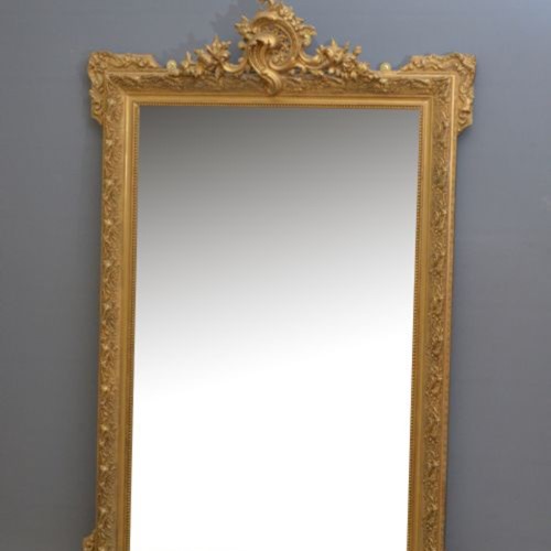 A Very Decorative Gilt Mirror