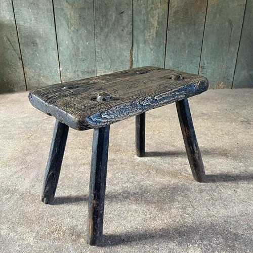 Primitive Elm And Ash Stool