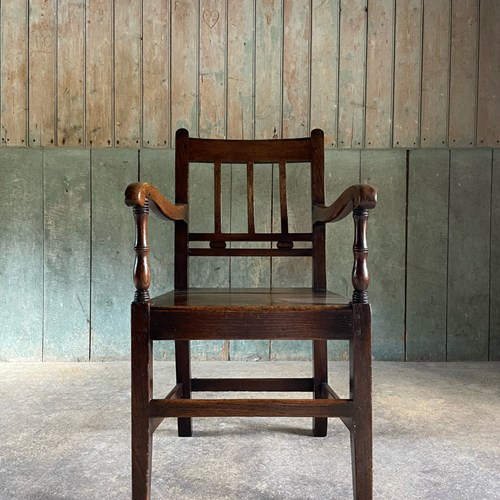 Early C19th Welsh Oak Armchair