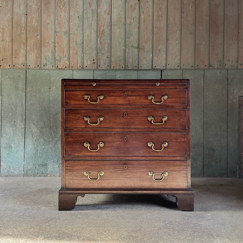 George III Caddy Top Bachelor’S Chest Of Drawers
