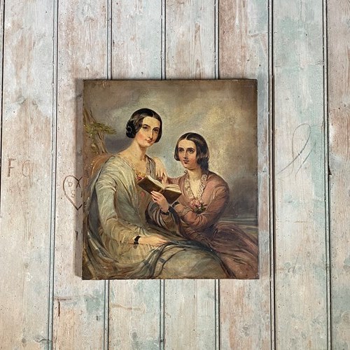 Portrait Of The Taylor Sisters Of Devon, C1825