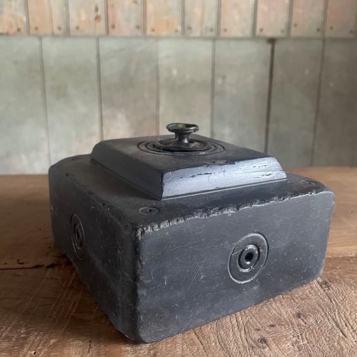 Welsh Folk Art Slate Doorstop