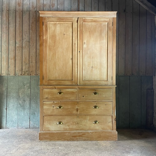 Victorian Pine Housekeeper’S Cupboard