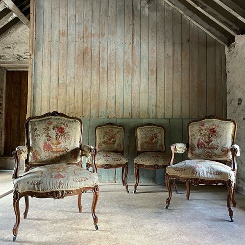 Louis XV Style Salon Chairs