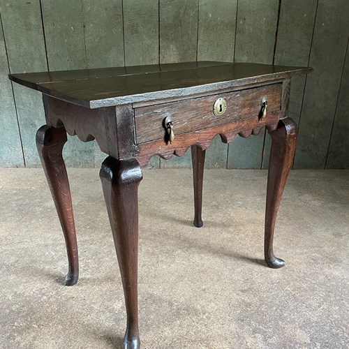 C18th Oak Side Table