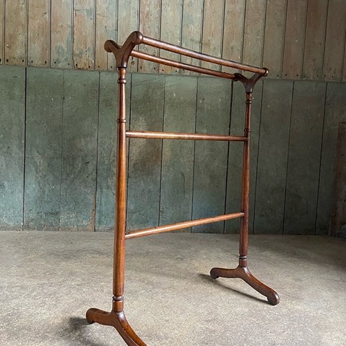 Georgian Mahogany Towel Rail