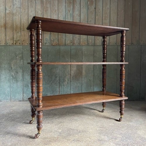 Late C19th Oak Wot Not Buffet