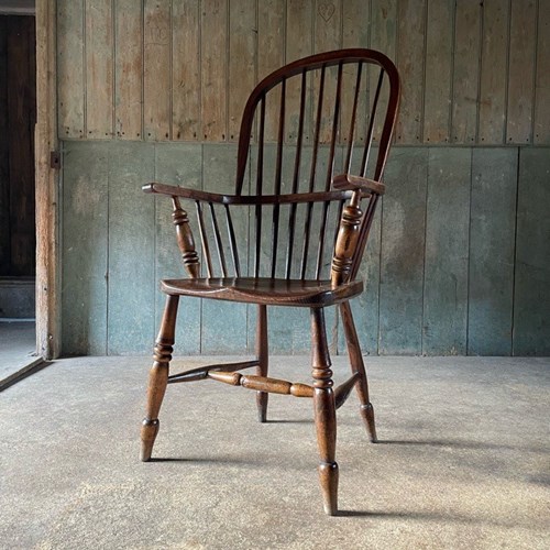 C19th High Stick Back Windsor Chair