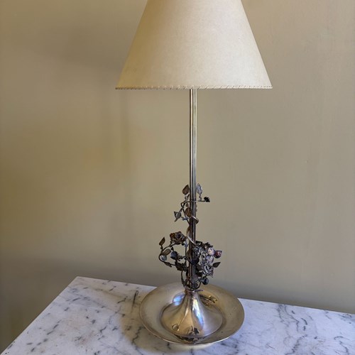 Single Taller Valenti Style Table Lamp With Saucer Base