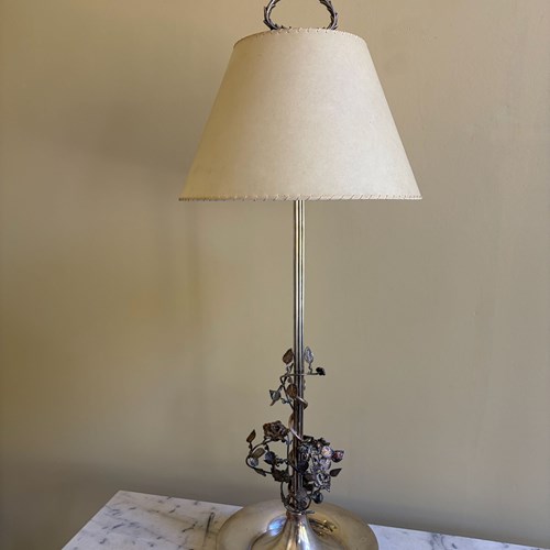 Single Taller Valenti Style Table Lamp With Saucer Base