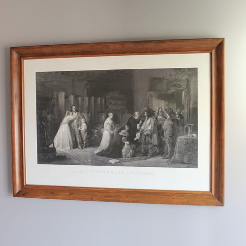 Pair Country House Engravings By Alfred Johannot