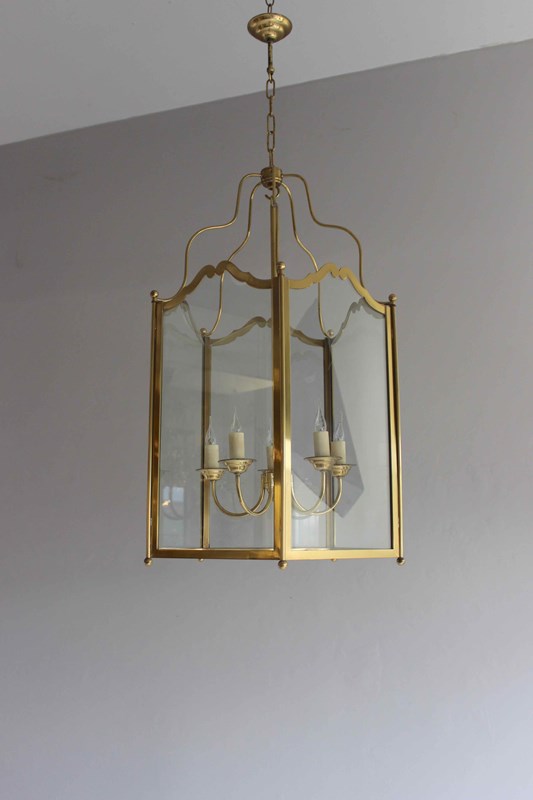 Bagues Style Brass Larger Scale Hall Lantern-norfolk-decorative-antiques-img-2210-main-638056696202791771.jpg
