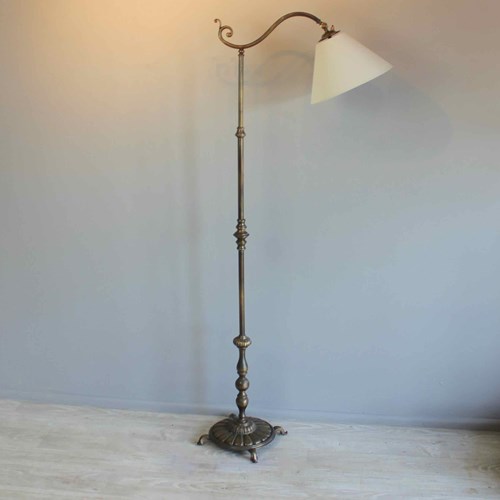 Beautiful Country House Darker Brass Reading Lamp