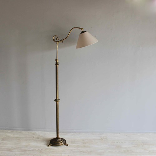 Traditional Brass Country House Adjustable Library Light