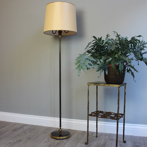 Deco Inspired French Floor Lamp With Custom Shade