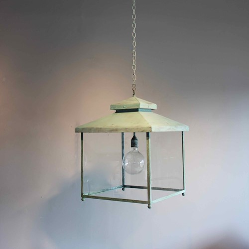 Verdigris English Estate Lantern By NDA Made