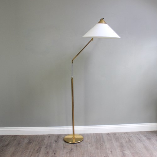 Large Scale Substantial Mid Century Italian Floor Lamp