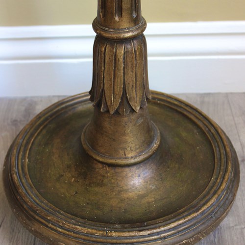 Superb English Country House Giltwood Floor Lamp
