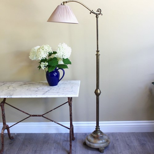 Traditional Marble Based Country House Reading Lamp
