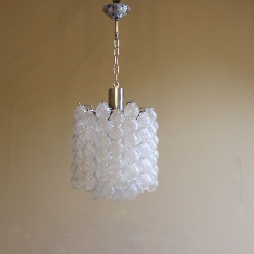 Tronchi Murano Pendant Attributed To Toni Zuccheri For Venini