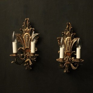 Florentine Giltwood Antique Wall Li...