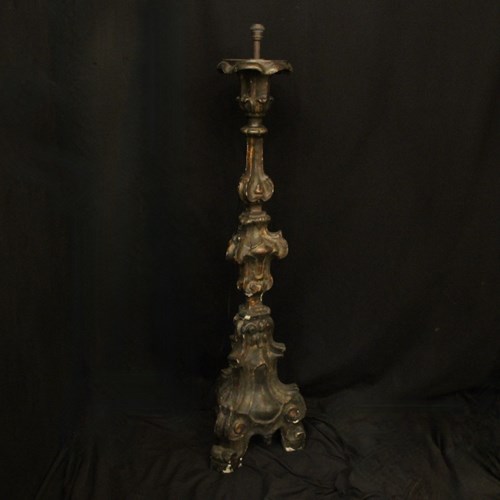 Italian Florentine Antique Standard Lamp