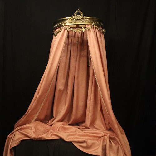 French Ciel De Lit Brass Bed Antique Canopy