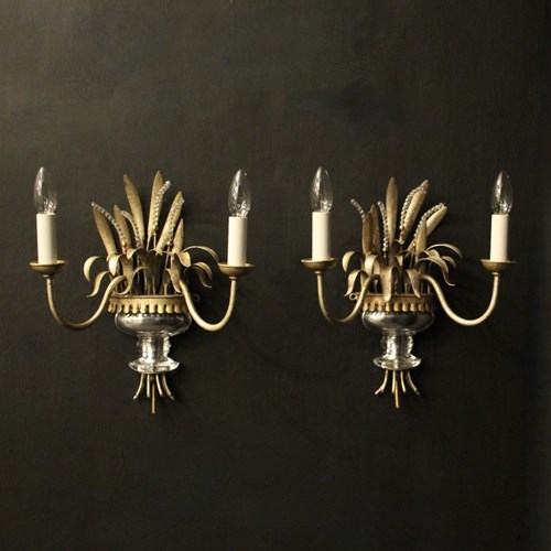 French Pair Maison Bagues Wall Lights