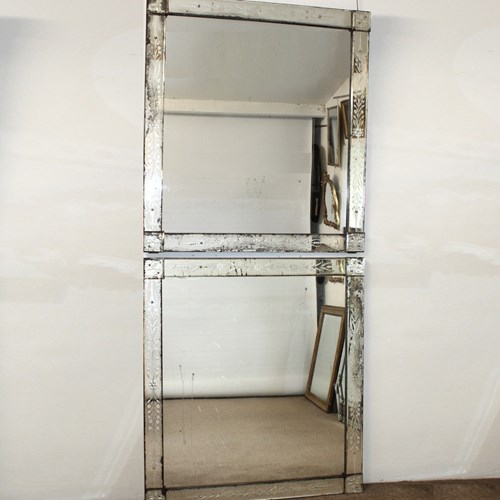 Pair 1940S Venetian Mirrors With Age