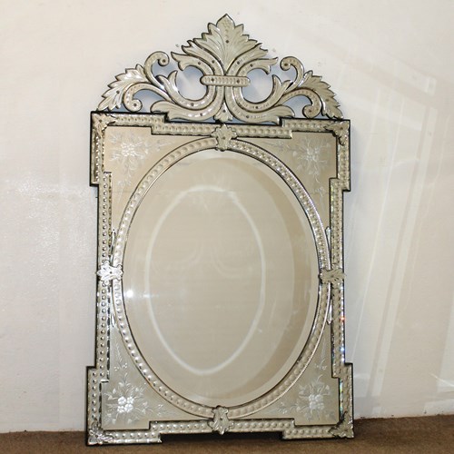 Antique Decorative Venetian Mirror