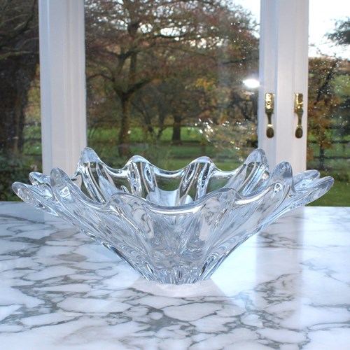 Vintage Daum Glass Splash Bowl