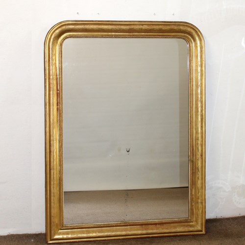 Antique French Louis-Philippe Archtop Mirror