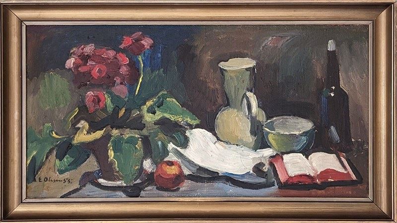 Swedish School ‘Still Life With Book And Bottle’-panter-hall-decorative-0-4-still-life-with-book-and-bottle-framed-main-638109647153118674.jpeg